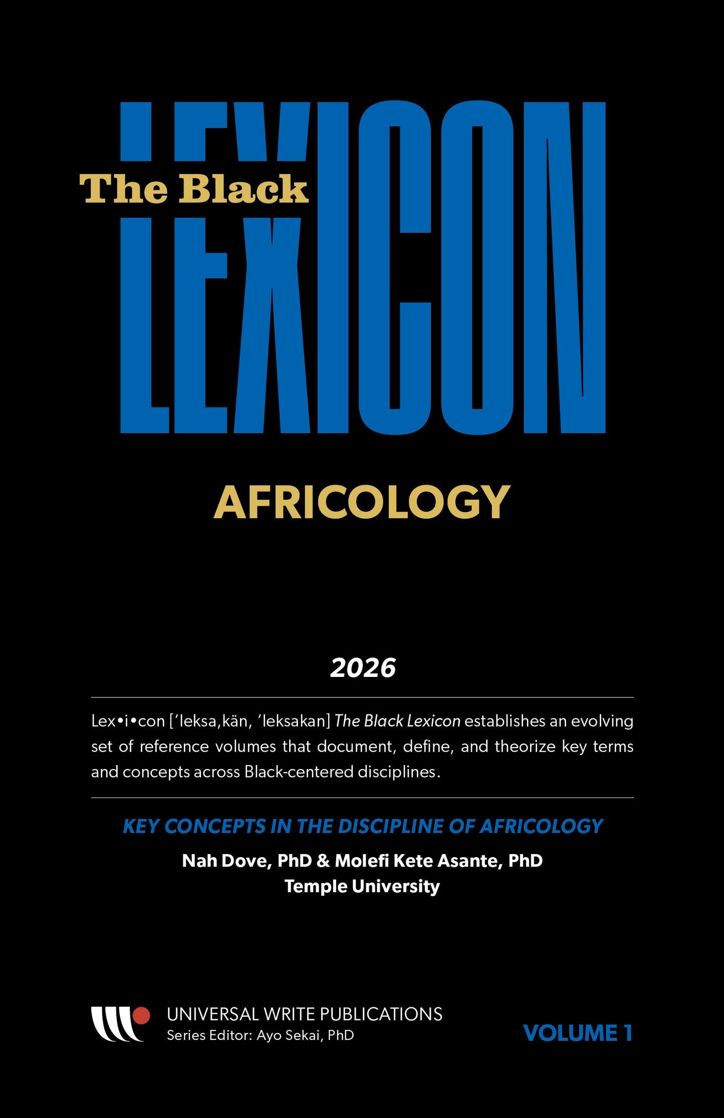 KEY CONCEPTS IN THE DISCIPLINE OF AFRICOLOGY